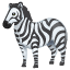 zebra smiley U+1F993